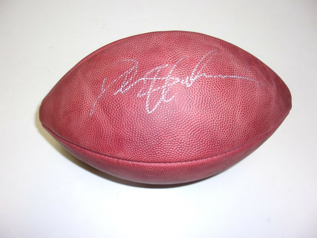 Signed Football With COA Featuring Deion Sanders NFL Teams (1 of 1)