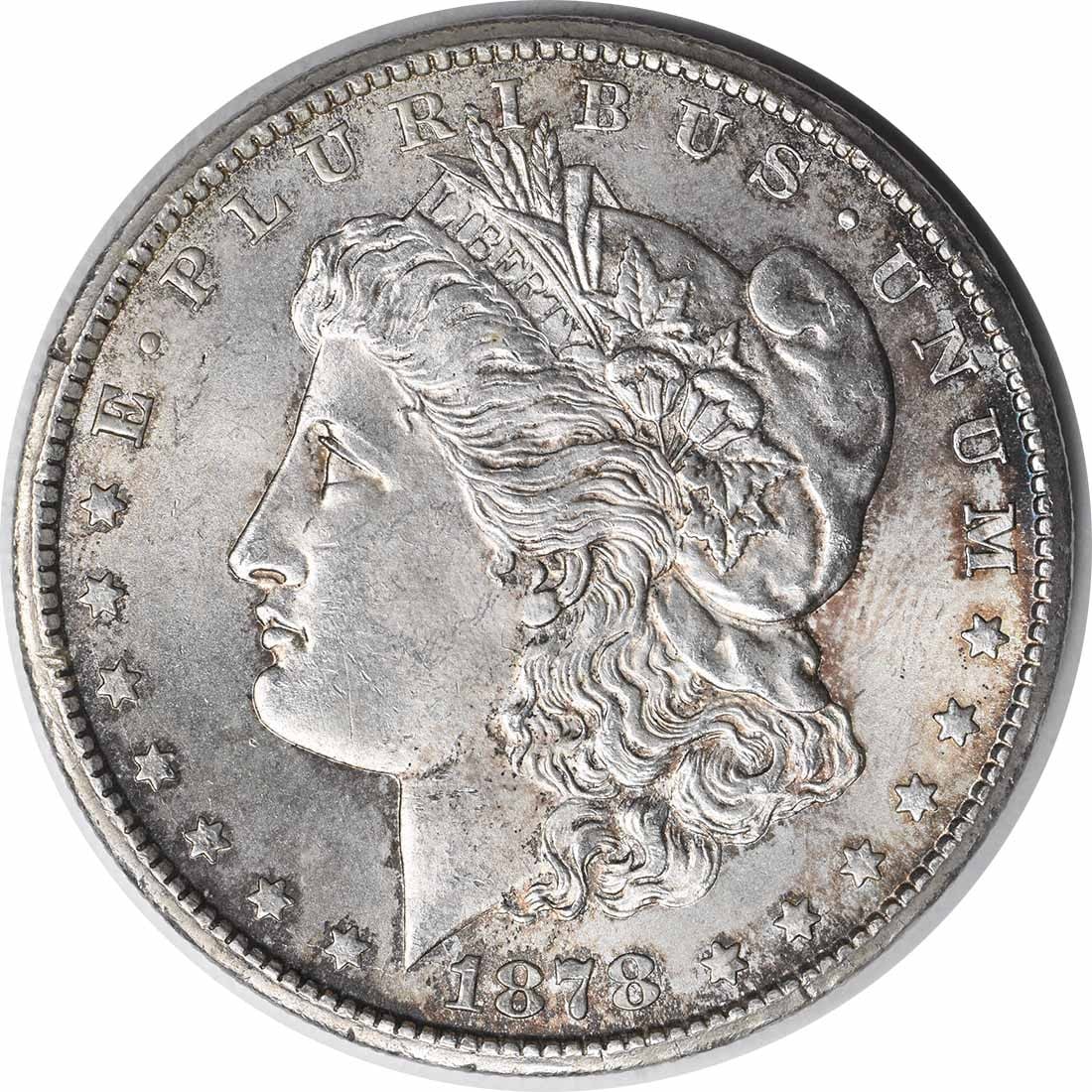 Uncirculated 1878 Carson City Morgan Silver Dollar BU Uncertified: Uncirculated 1878 Carson City Morgan Silver Dollar BU Uncertified This is an uncirculated 1878-CC Morgan Silver Dollar from the Carson City Mint. The coin is composed of silver, has a denomination of 