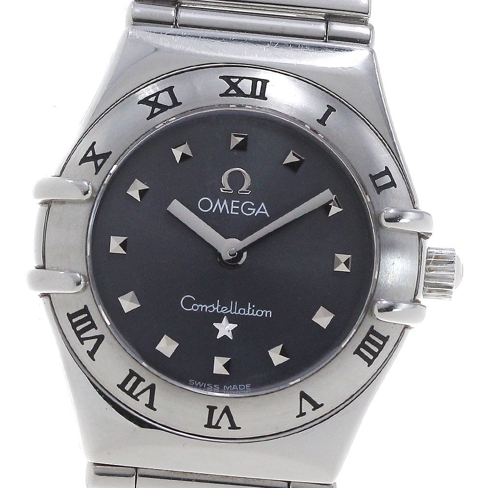 Omega Constellation Mini My Choice 1561.51 Quartz Ladies Watch: Omega Constellation Mini My Choice 1561.51 Quartz Ladies Watch This OMEGA Constellation Mini My Choice women's wristwatch features a stainless steel case and bracelet with a gray dial. The watch opera