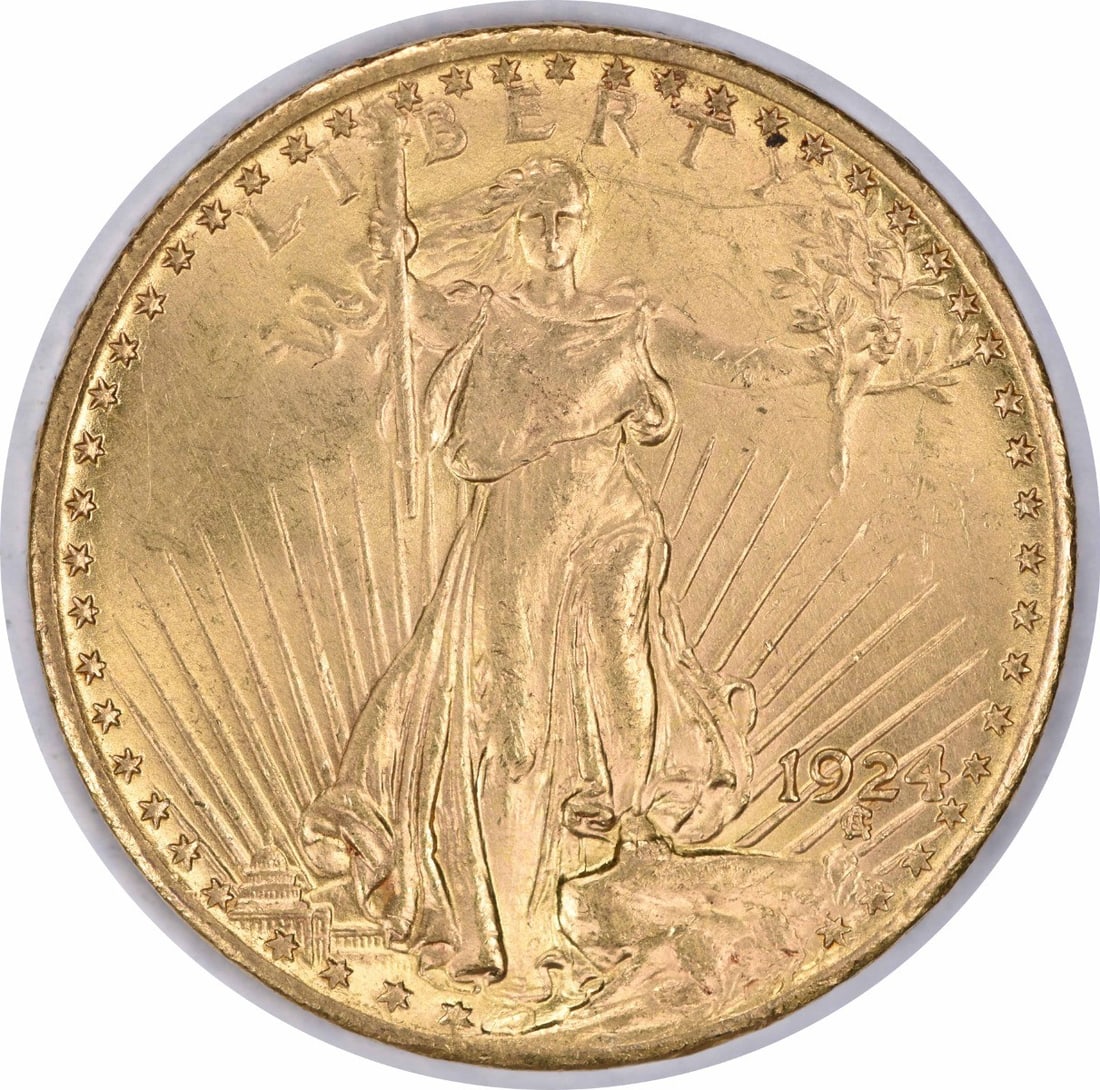 1924 Saint Gaudens $20 Gold Coin Choice BU Uncertified (1 of 2)