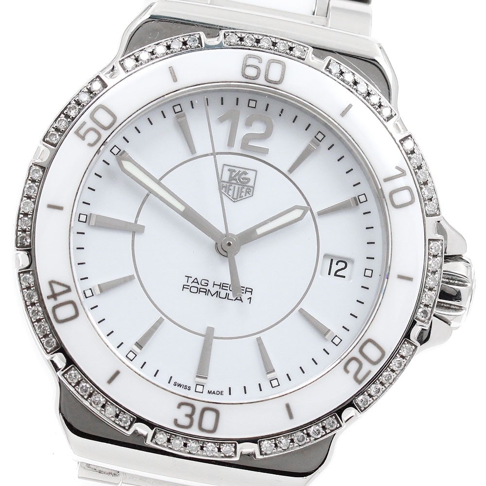 TAG Heuer Formula 1 WAH1213 Diamond Bezel Quartz Ladies Watch (1 of 6)