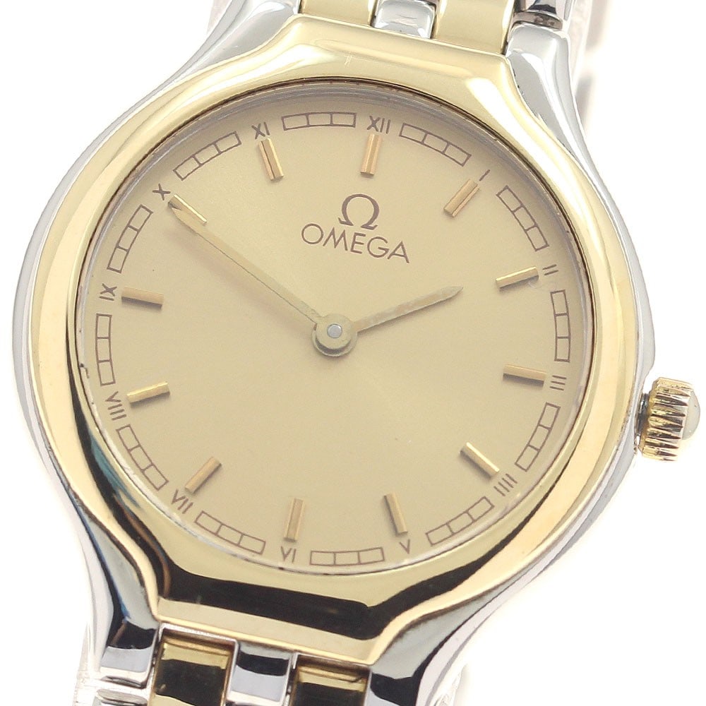 Ladies OMEGA De Ville Quartz Wristwatch YG Combination (1 of 6)
