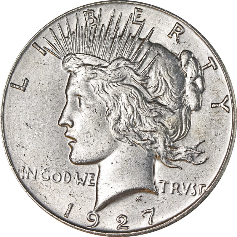 1927 Philadelphia Silver Peace Dollar (1 of 2)