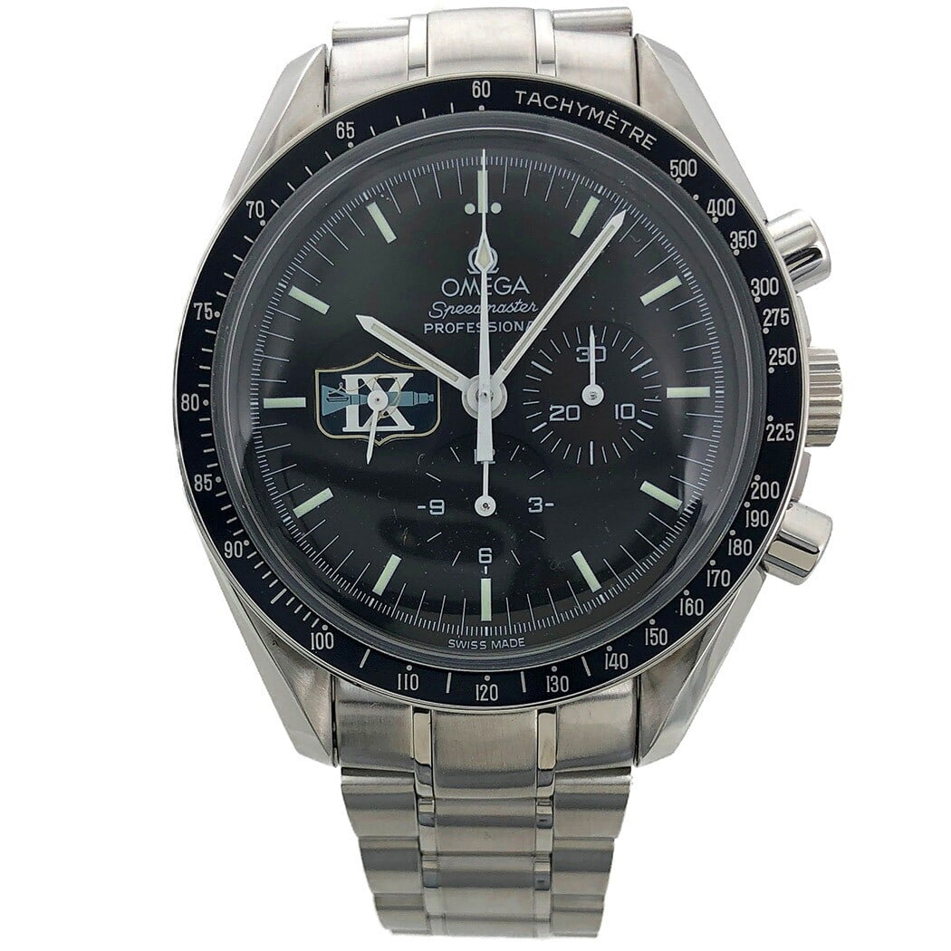 OMEGA Gemini 9 Speedmaster Professional Men's Wristwatch 3597.07: OMEGA Gemini 9 Speedmaster Professional Men's Wristwatch 3597.07 This is an OMEGA Speedmaster Professional Gemini 9 3597.07 Missions wristwatch designed for men. Crafted in Switzerland, this pre-owned