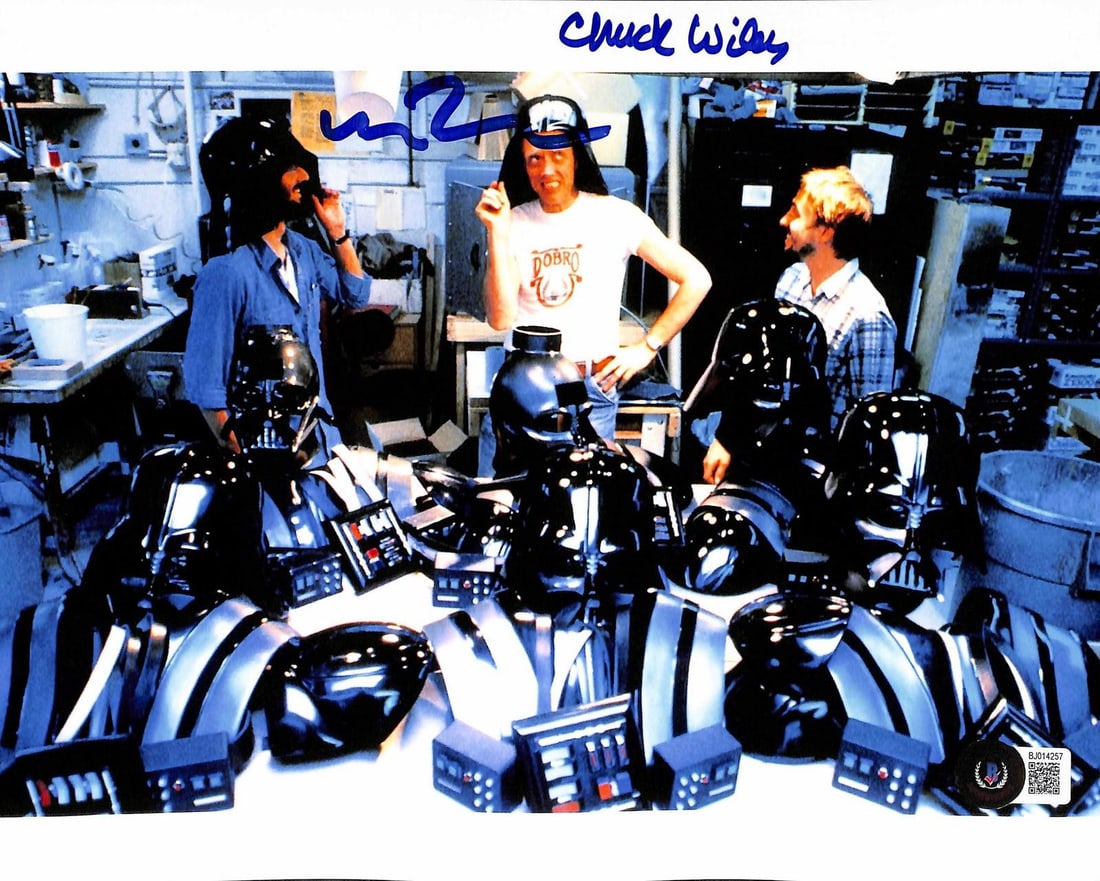 Beckett Authenticated ILM Star Wars ROTJ 8x10 Signed Photo: Beckett Authenticated ILM Star Wars ROTJ 8x10 Signed Photo This 8x10-inch behind-the-scenes photograph from the production of Star Wars: Return of the Jedi features the Industrial Light & Magic (ILM) 