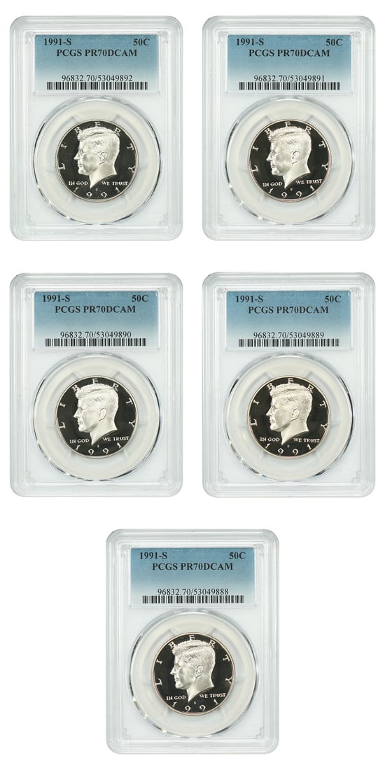 Kennedy Half Dollar 1991-S 50C PCGS PR70DCAM (1 of 4)