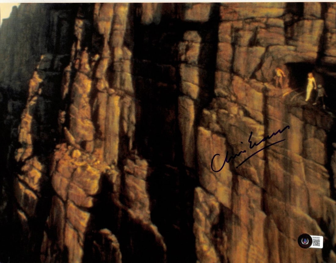 11x14 Beckett authenticated Indiana Jones Last Crusade photo signed by Chris Evans (1 of 1)