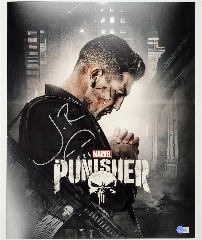 Jon Bernthal Signed Marvel Punisher 16x20 Photo BAS Authenticated (1 of 3)