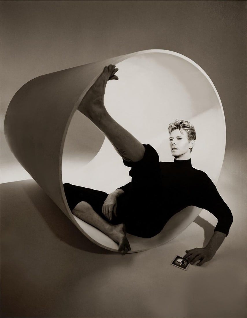 Sepia David Bowie Fine Art Photograph by Kate Garner Signed Edition of 20 40 x 30 in (1 of 2)