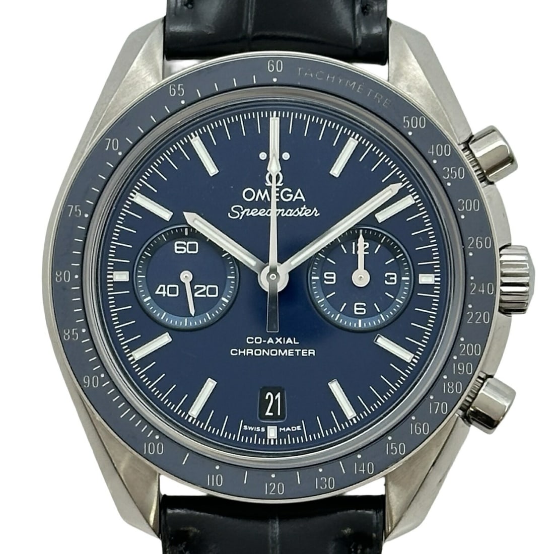 OMEGA Speedmaster Moonwatch Co-Axial Chronograph 311.93.44.51.03.001: OMEGA Speedmaster Moonwatch Co-Axial Chronograph 311.93.44.51.03.001 This is an OMEGA Speedmaster Moonwatch Co-Axial Chronograph wristwatch, model 311.93.44.51.03.001. Designed for men, this Swiss-mad