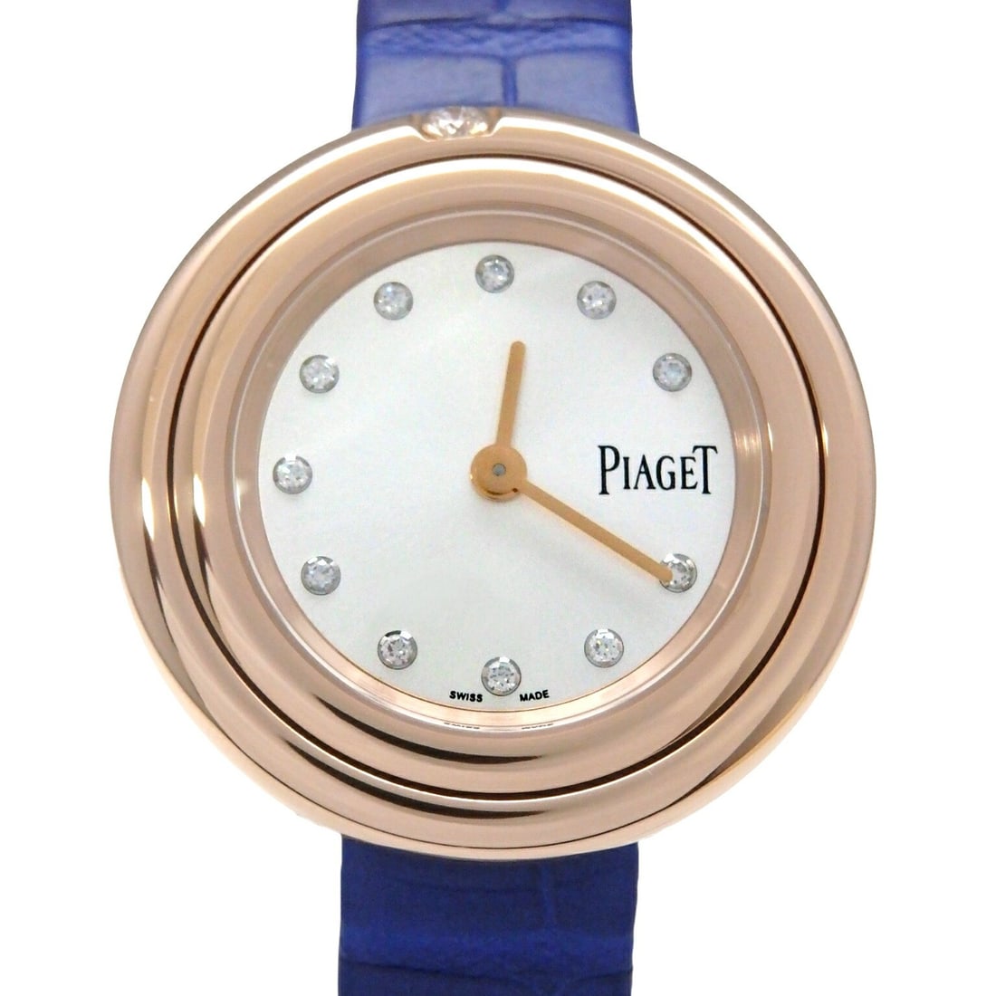 Piaget Ladies Diamond K18PG Possession Wristwatch: Piaget Ladies Diamond K18PG Possession Wristwatch This Piaget Possession G0A43081 ladies' wristwatch features an elegant design crafted in 18K pink gold and adorned with diamonds. Made in
