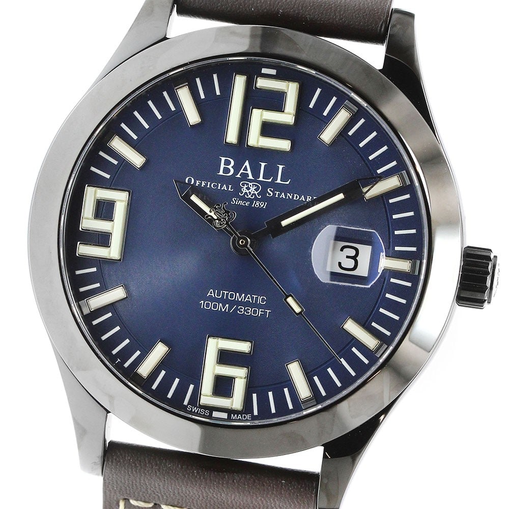 BALLWATCH Engineer 3 Dreamer TiC Mens Wristwatch NM2028C-LBR20-BE (1 of 6)
