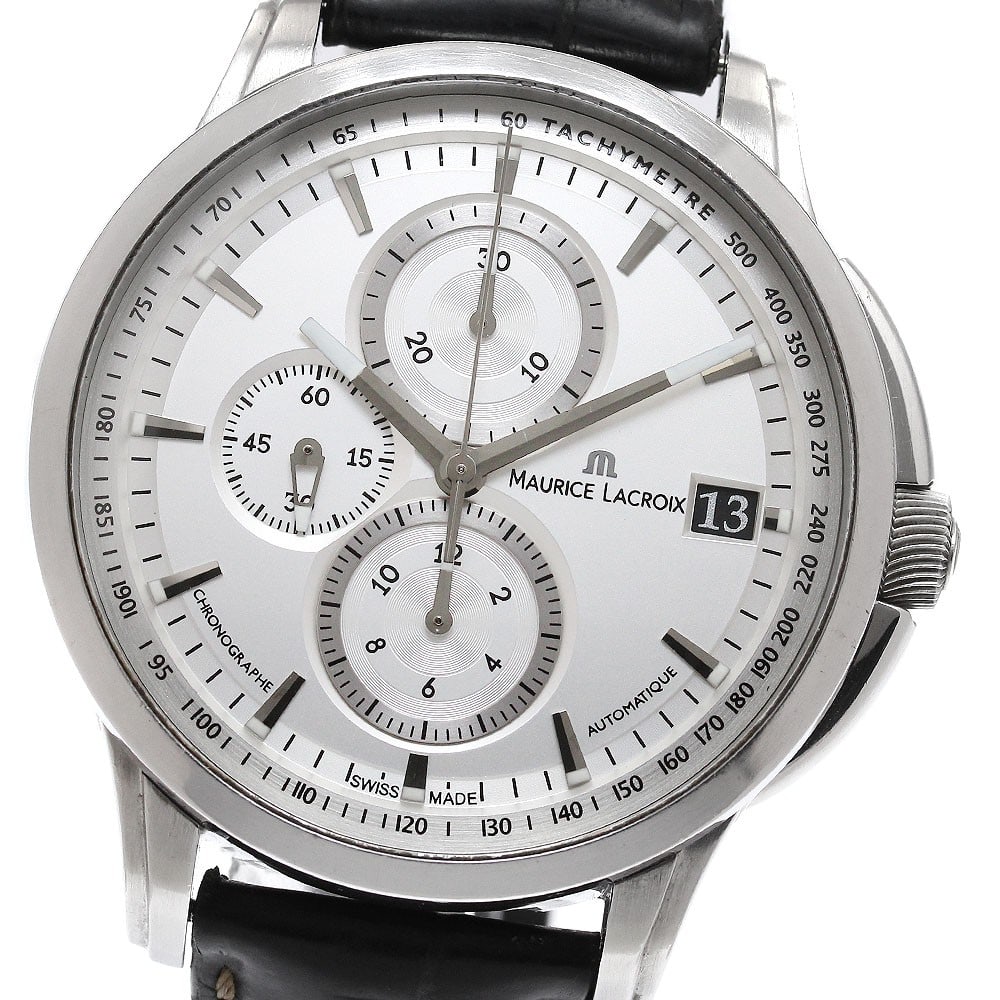Maurice Lacroix Pontos Valgranche Date Chronograph Men's Wristwatch (1 of 6)