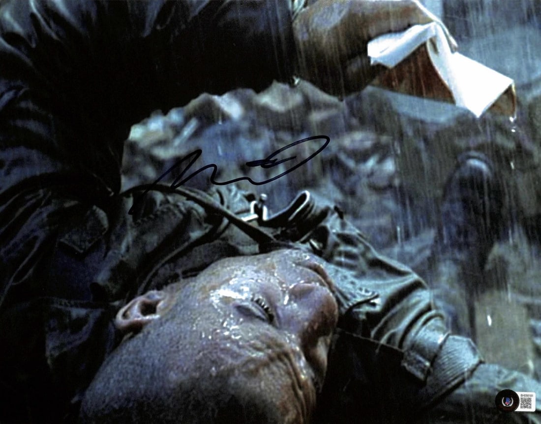 Beckett Certified Vin Diesel 11x14 Saving Private Ryan Autograph Photo: Beckett Certified Vin Diesel 11x14 Saving Private Ryan Autograph Photo This is an 11x14 photograph from the movie Saving Private Ryan, hand-signed by Vin Diesel. The autograph has been authenticated b