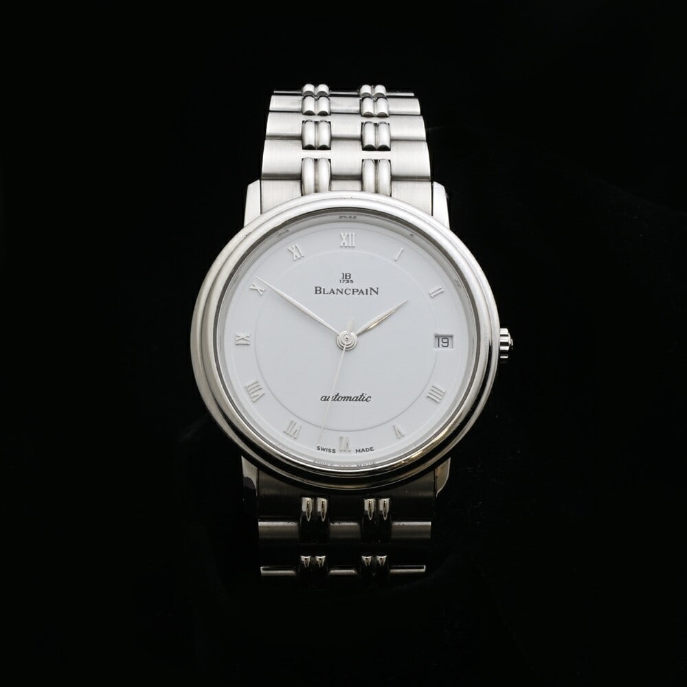 Blancpain Villeret Extra Slim automatic stainless steel wristwatch (1 of 9)