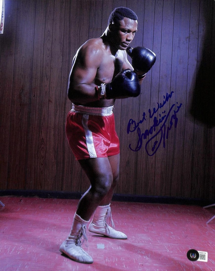 11x14 Joe Frazier signed boxing photo Beckett authenticated (1 of 1)