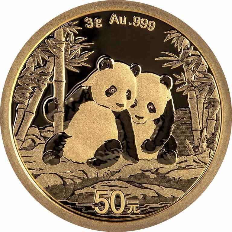 2026 China Gold Panda 3 Gram Mint Sealed BU (1 of 2)