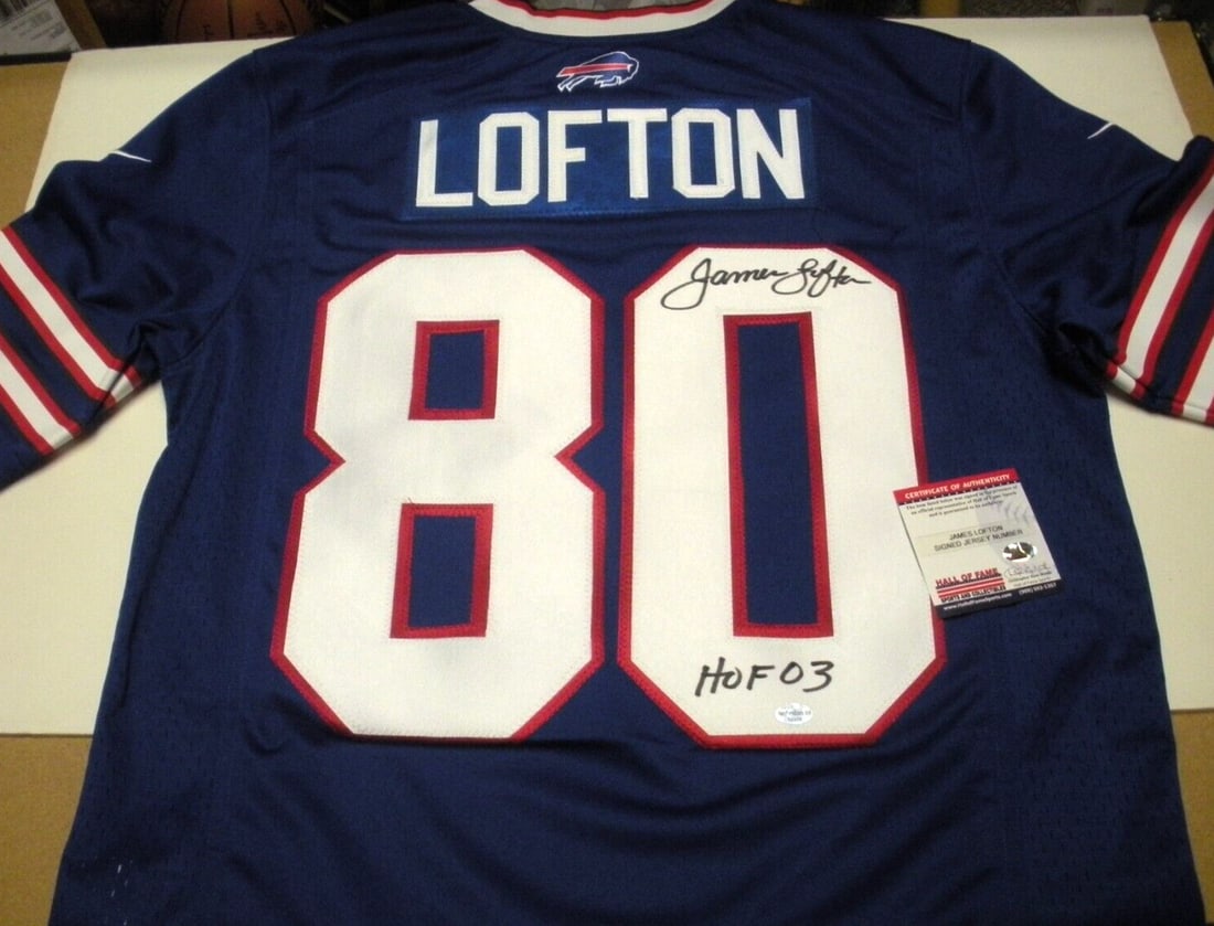 James Lofton Autographed Buffalo Bills Nike Jersey With COA (1 of 2)