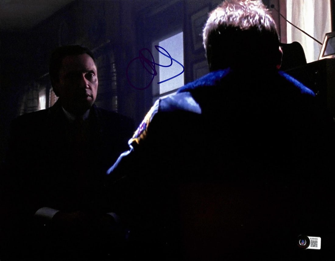 Beckett authenticated 11x14 True Romance photo signed by Christopher Walken: Beckett authenticated 11x14 True Romance photo signed by Christopher Walken This is a signed 11x14 photograph featuring Christopher Walken in a movie scene from True Romance. The signature is hand-sig