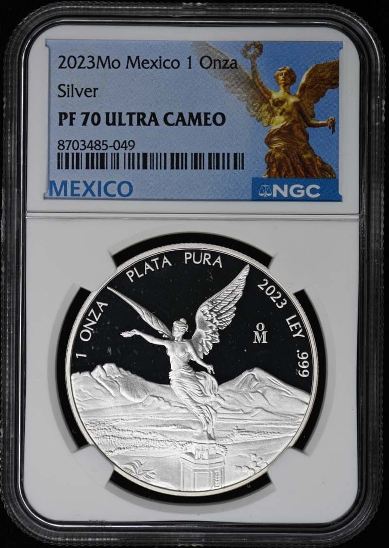 2023 Mexico 1 Onza Silver NGC PR70DCAM (1 of 2)