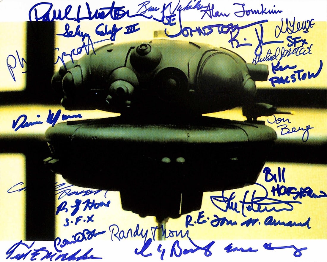 Beckett Authenticated Probe Droid 8x10 Photo 23 Signatures Star Wars ESB (1 of 1)