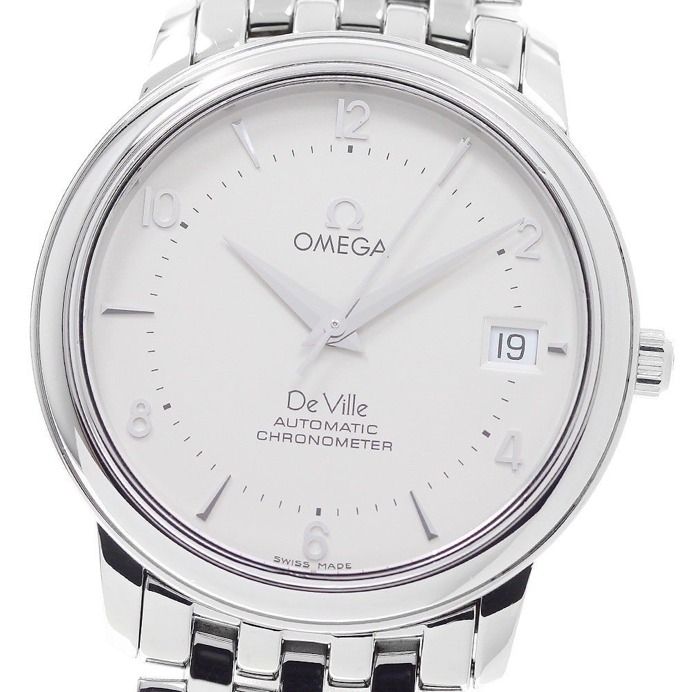 Omega De Ville Chronometer Automatic Men's Wristwatch 4500.30: Omega De Ville Chronometer Automatic Men's Wristwatch 4500.30 This is an OMEGA De Ville Chronometer automatic wristwatch designed for men. Made in Switzerland, this pre-owned timepiece combines the re