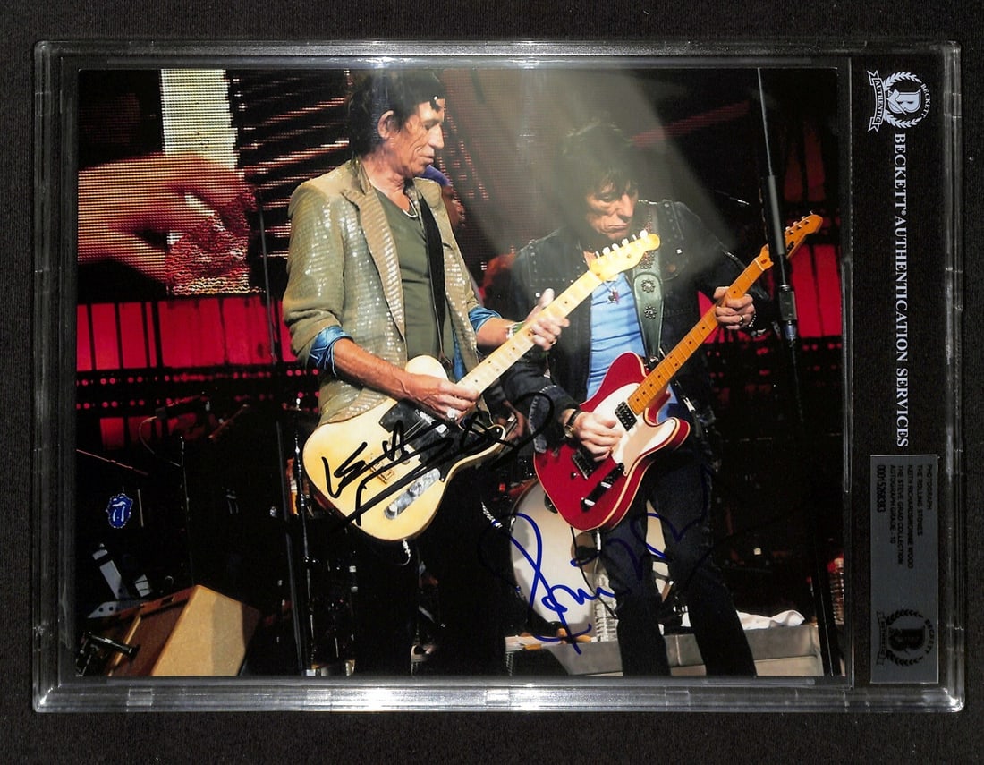 Autographed 8x10 Photograph Graded 10 by Beckett Signed by Richards and Wood (1 of 1)