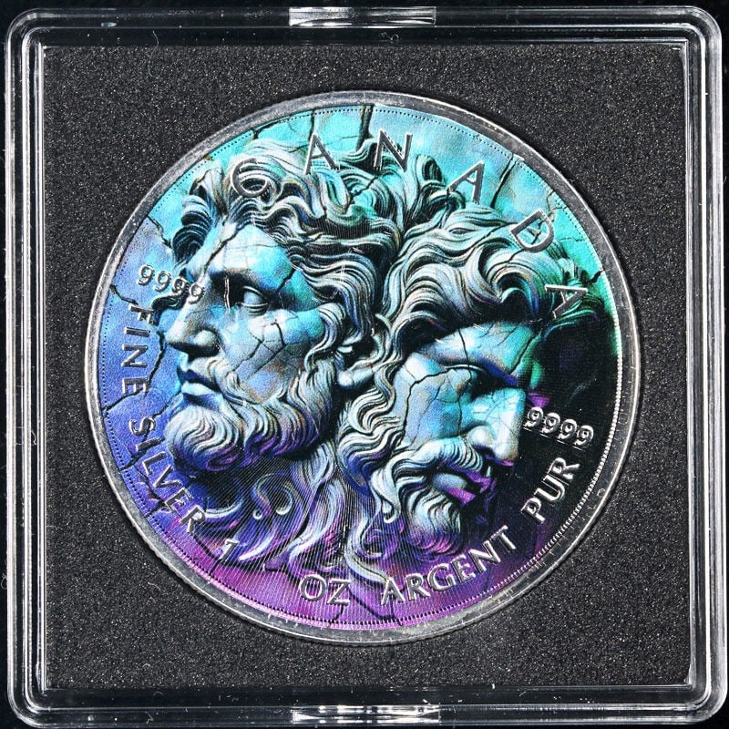 2025 Canada 1 Ounce Silver $5 Maple Leaf Zodiac Gemini Coin OGP COA: 2025 Canada 1 Ounce Silver $5 Maple Leaf Zodiac Gemini Coin OGP COA The 2025 Canada 1 Ounce Silver $5 Maple Leaf features the Stone Zodiac Gemini design and is accompanied by an Original Government Pa