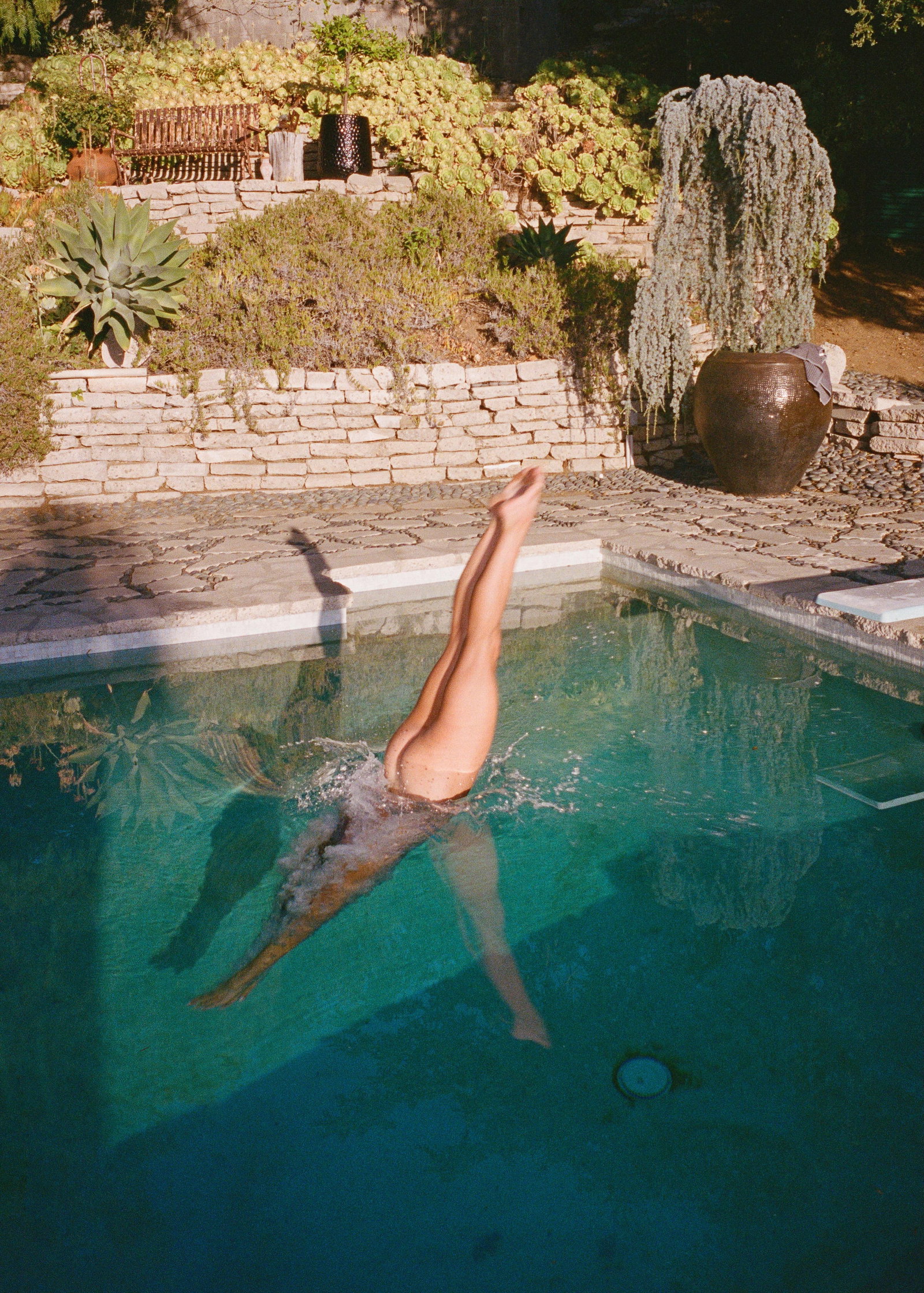 Larsen Sotelo Sunlit Dive Nude Giclee Print 24.5 x 17.5 in Signed Edition 1 of 24: Larsen Sotelo Sunlit Dive Nude Giclee Print 24.5 x 17.5 in Signed Edition 1 of 24 "Sunlit Dive" is a modern nude photographic print by Larsen Sotelo, created in 2024. This limited edition artwork is n