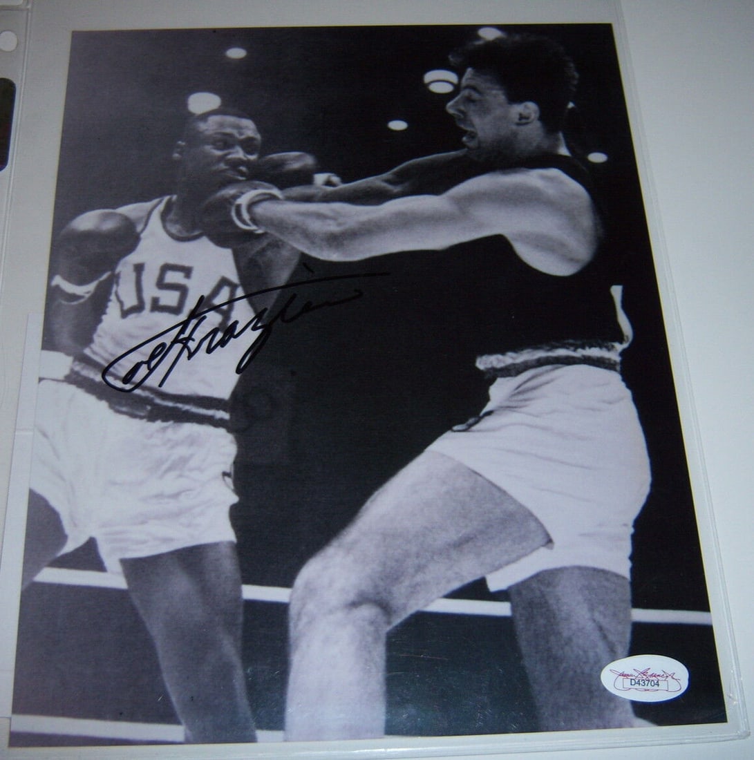 Signed Joe Frazier 8x10 Boxing Photo with JSA COA (1 of 1)