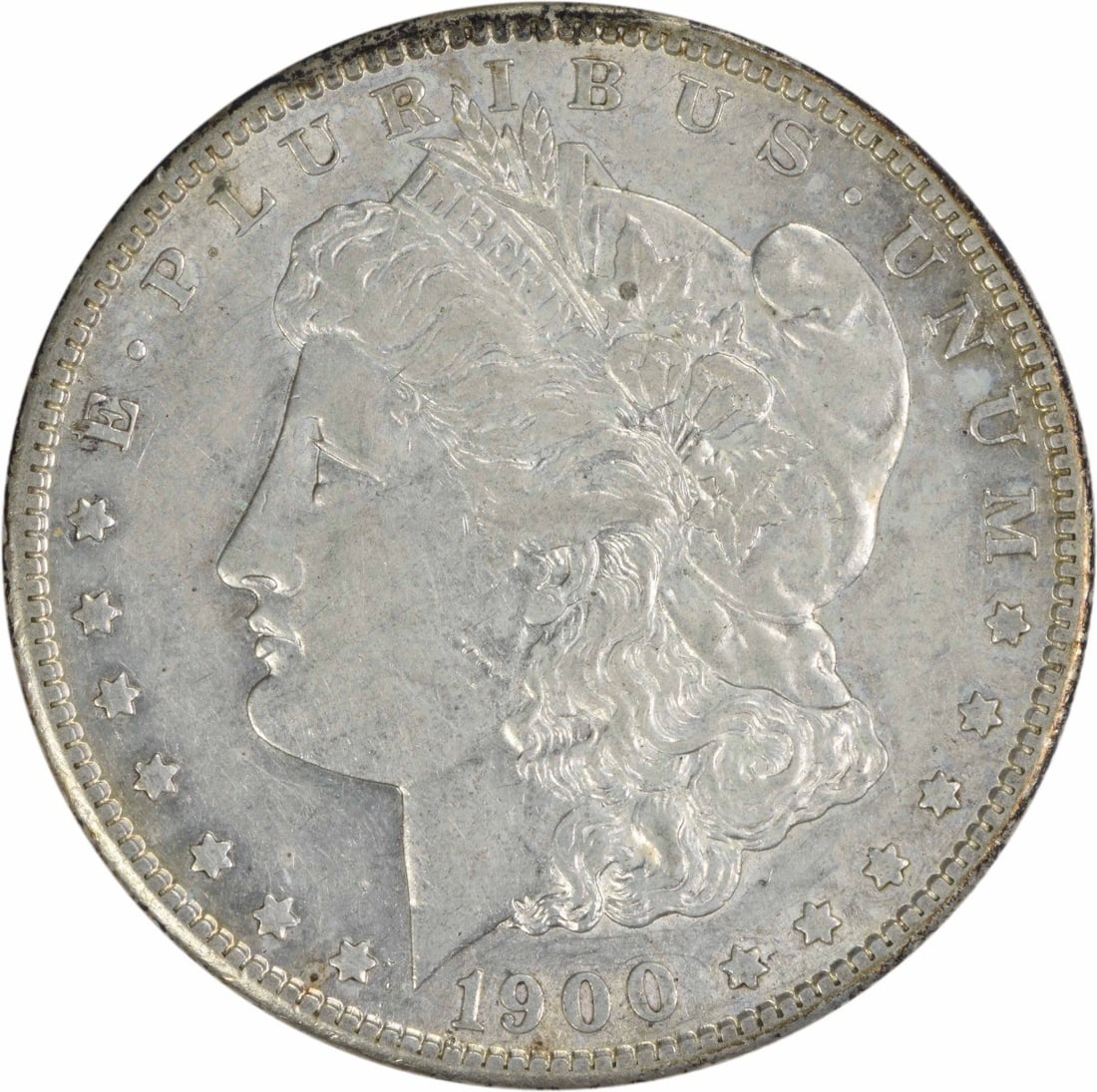 1900-S Morgan Silver Dollar AU Uncertified 90% Silver San Francisco: 1900-S Morgan Silver Dollar AU Uncertified 90% Silver San Francisco This 1900-S Morgan Silver Dollar is a stunning piece of numismatic history. Featuring a beautiful design by George T. Morgan, this c