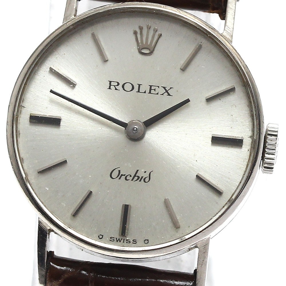 Ladies Rolex Orchid 2671 Wristwatch in K18WG Cal.1400 (1 of 8)