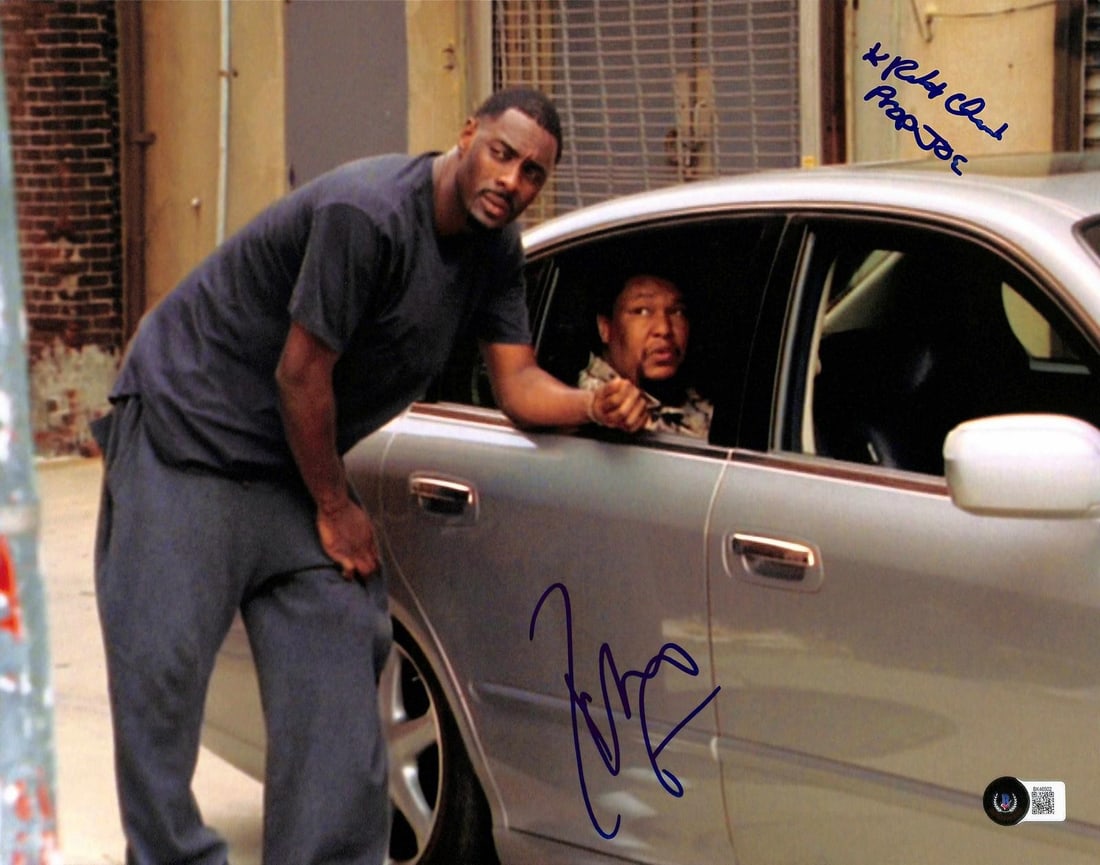 11x14 The Wire photo signed by Idris Elba and Robert F Chew Beckett (1 of 1)