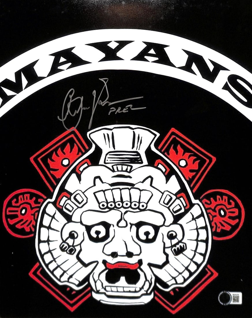 Beckett 11x14 Mayans MC photo Emilio Rivera signed Prez (1 of 1)