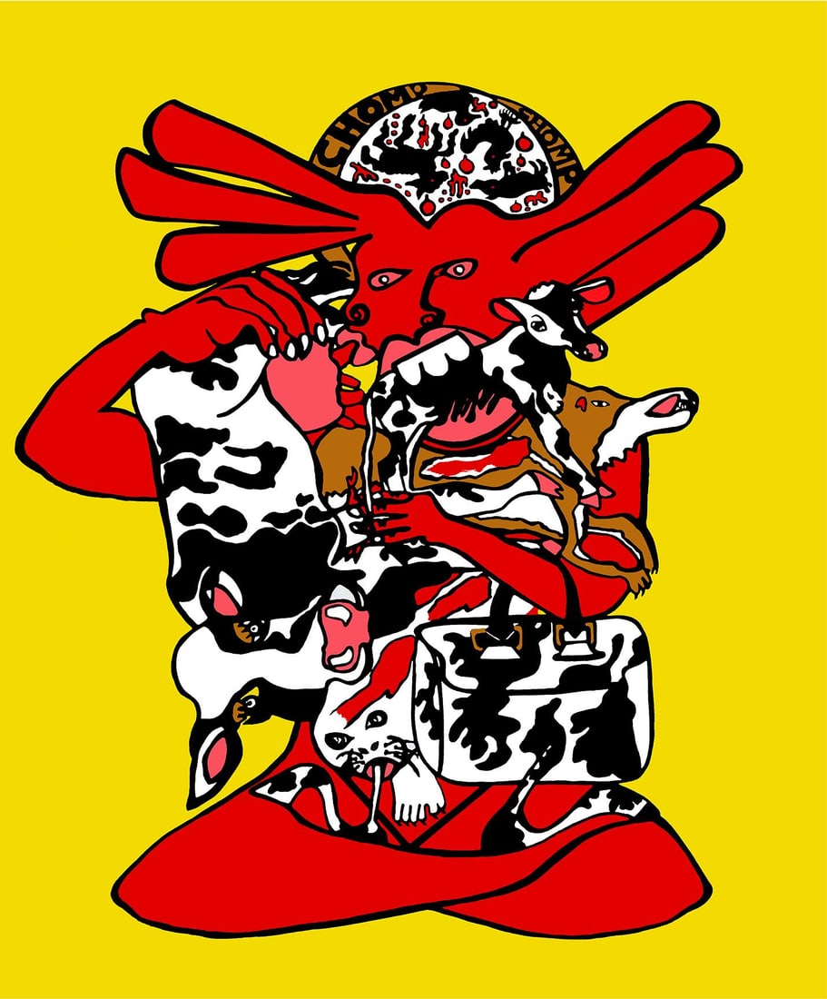 Kate Garner Pop Art Print 48x40in Ed. 1/10 Signed Artwork (1 of 2)