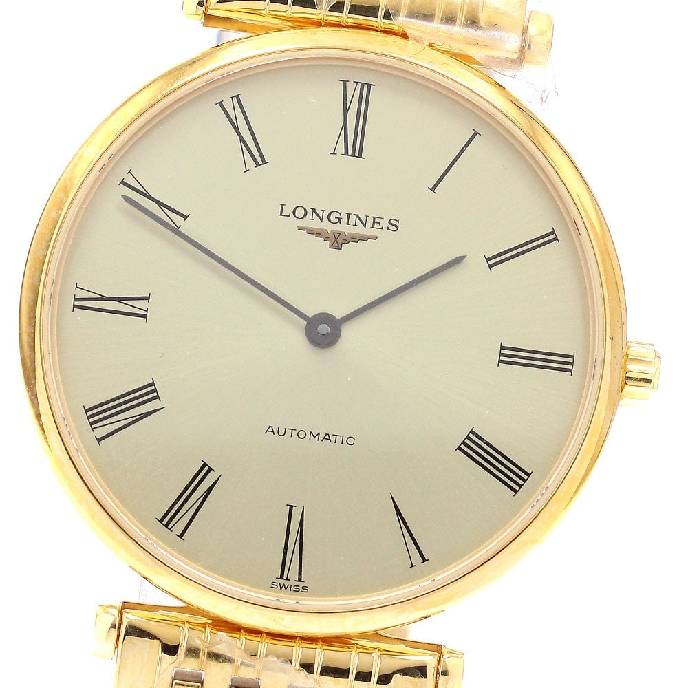 Longines Grand Classic automatic skeleton men's wristwatch L4.708.2 (1 of 6)