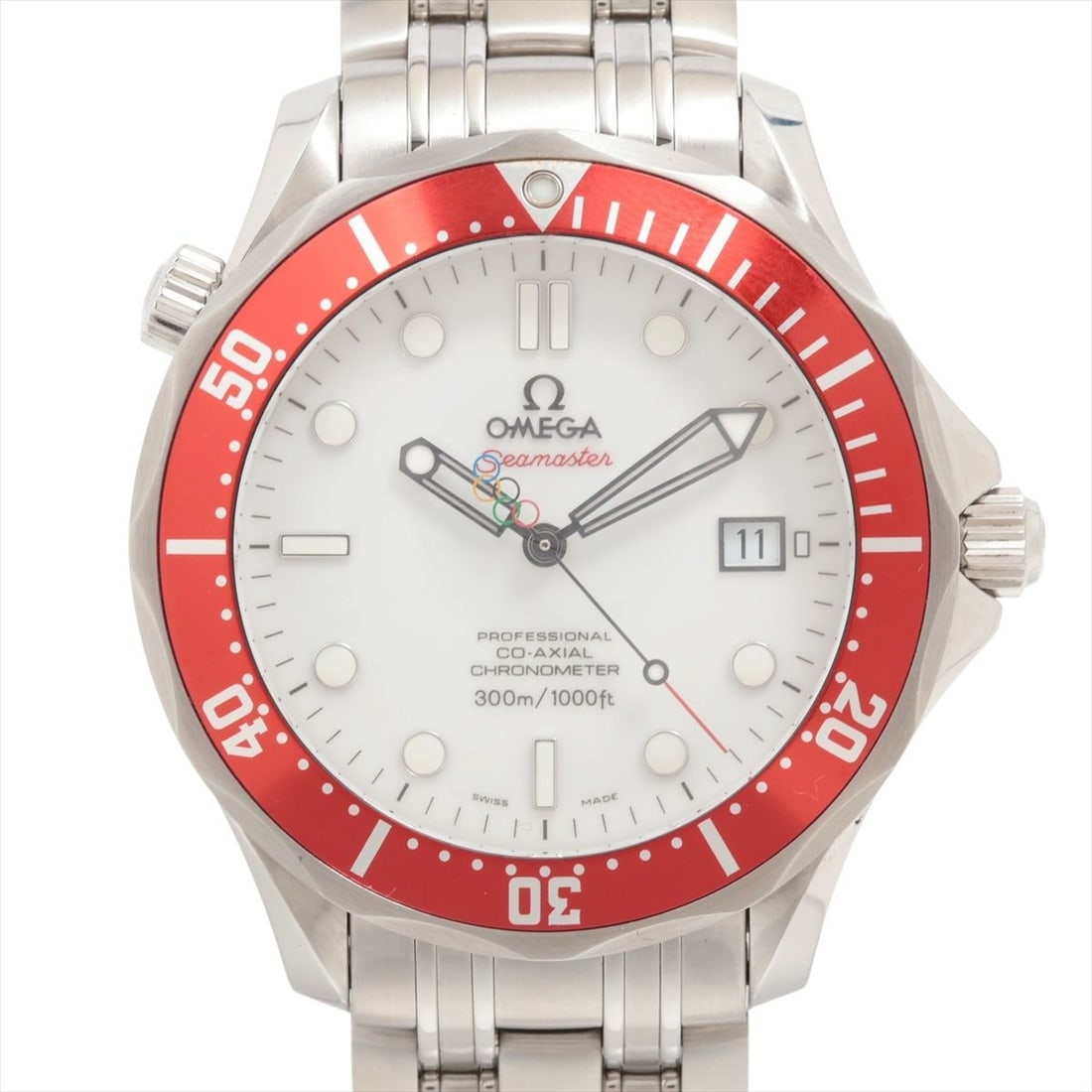 OMEGA Olympic Collection Seamaster 300 Vancouver 2010 Wristwatch: OMEGA Olympic Collection Seamaster 300 Vancouver 2010 Wristwatch This is an OMEGA Seamaster 300 Specialties Olympic Collection Vancouver 2010 wristwatch. Designed for men, this Swiss-made timepiece co