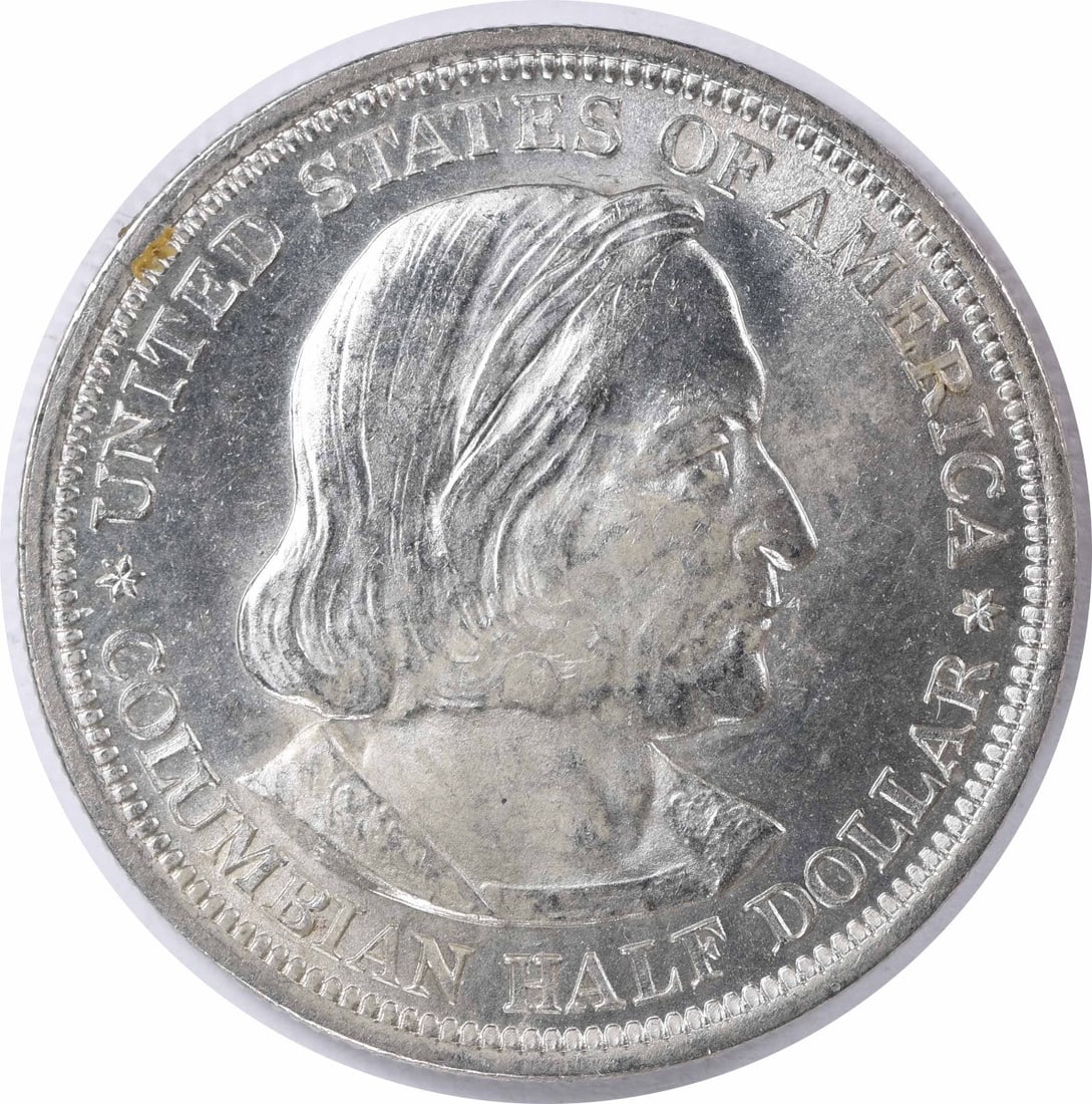 1892 Columbian Silver Half Dollar Choice BU Uncertified (1 of 2)