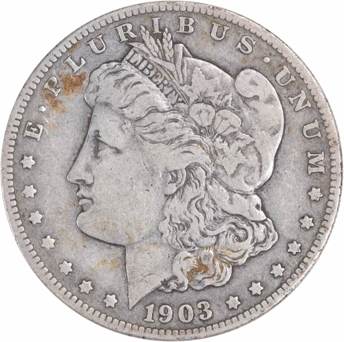 1903-S Morgan Silver Dollar VF Uncertified 90% Silver San Francisco Coin (1 of 2)