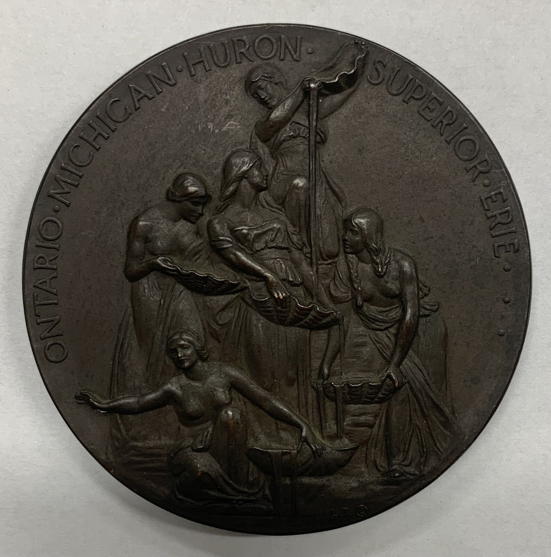 Bronze 3 Inch Society Medal Greetings to the Sea 11th Issue: Bronze 3 Inch Society Medal Greetings to the Sea 11th Issue This is the Society of Medalists 11th Issue Medal titled 'Greetings To The Sea.' The medal is composed of bronze, produced in the United Sta