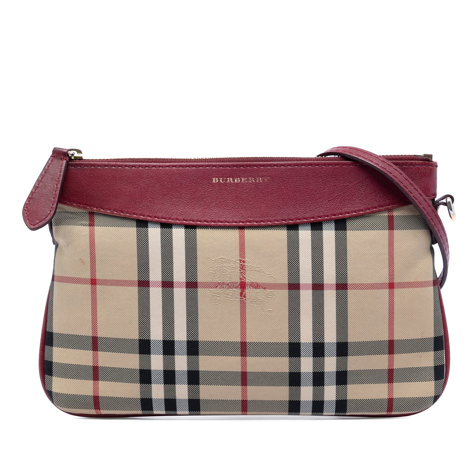Burberry Haymarket Check Canvas Crossbody Bag: Burberry Haymarket Check Canvas Crossbody Bag This Burberry Haymarket Check Canvas Peyton Crossbody bag features the brand's signature check canvas with leather trim. It comes with an adjustable and d