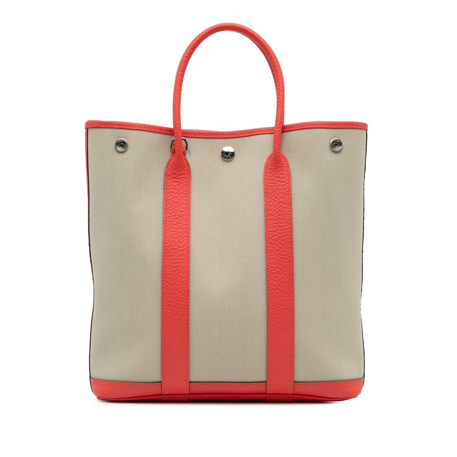 Hermes Toile and Negonda Garden File 28 Luxury Bag Brown Canvas Leather Trim: Hermes Toile and Negonda Garden File 28 Luxury Bag Brown Canvas Leather Trim Introducing the Hermes Toile and Negonda Garden File 28, an exquisite bag crafted from durable canvas with elegant leather 