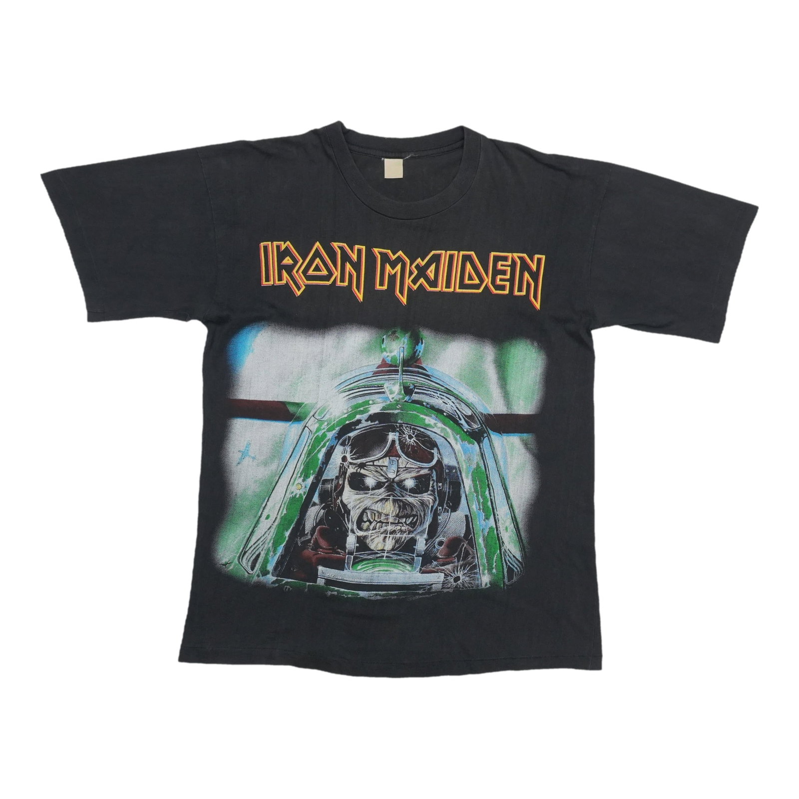 Vintage 1988 Iron Maiden Cotton Black Concert Shirt: Vintage 1988 Iron Maiden Cotton Black Concert Shirt This is an original vintage 1988 Iron Maiden "Can I Play With Madness" shirt. It is not a modern reproduction and features classic band artwork from