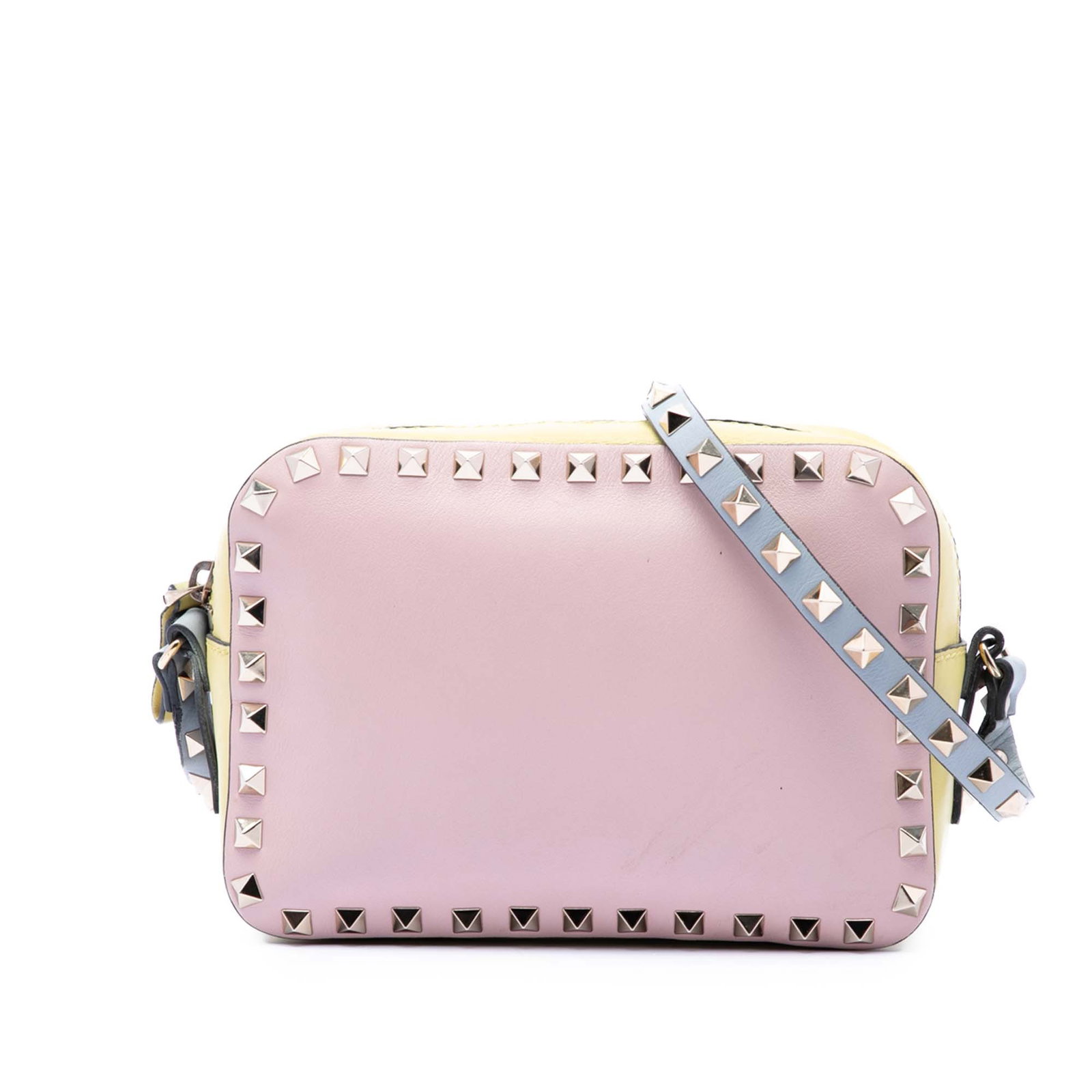Valentino Rockstud Camera Crossbody Bag Multicolore Leather (1 of 6)