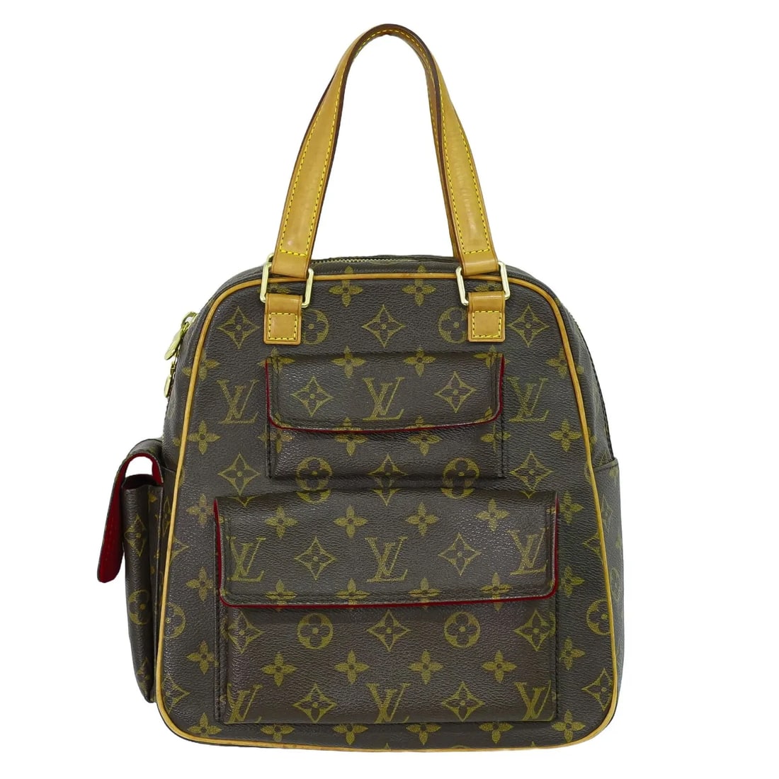 Monogram Canvas Excentri-Cite Bag by Louis Vuitton Brown 24cm (1 of 10)