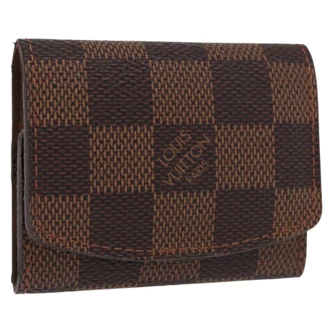 Louis Vuitton Damier Ebene Canvas Cuff Case France: Louis Vuitton Damier Ebene Canvas Cuff Case France Louis Vuitton Damier Ebene Cuff Case in Damier Ebene canvas, made in France. This women's cuff case comes in Damier Ebene color and is offered in B c