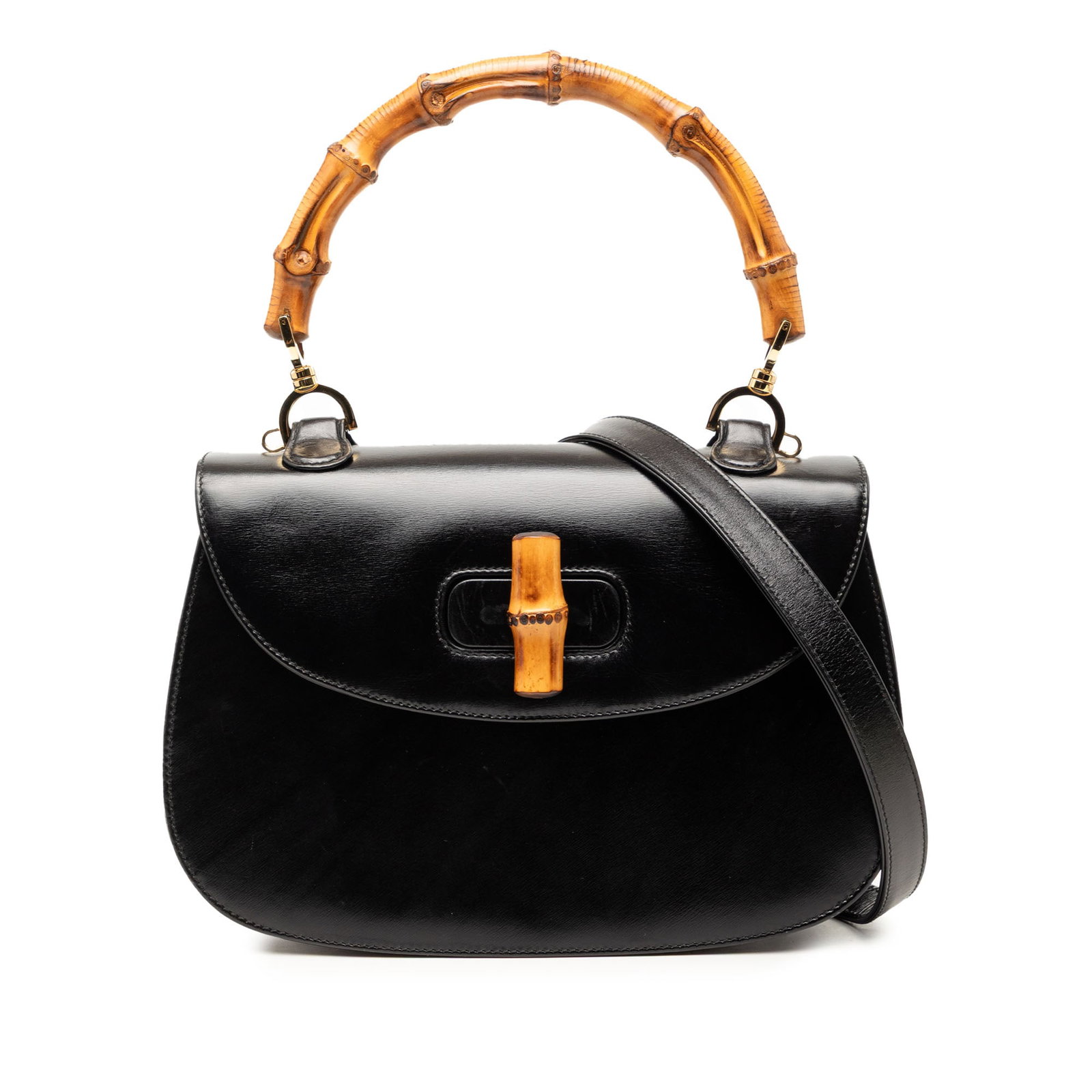 Gucci Bamboo Night calfskin leather handbag (1 of 7)