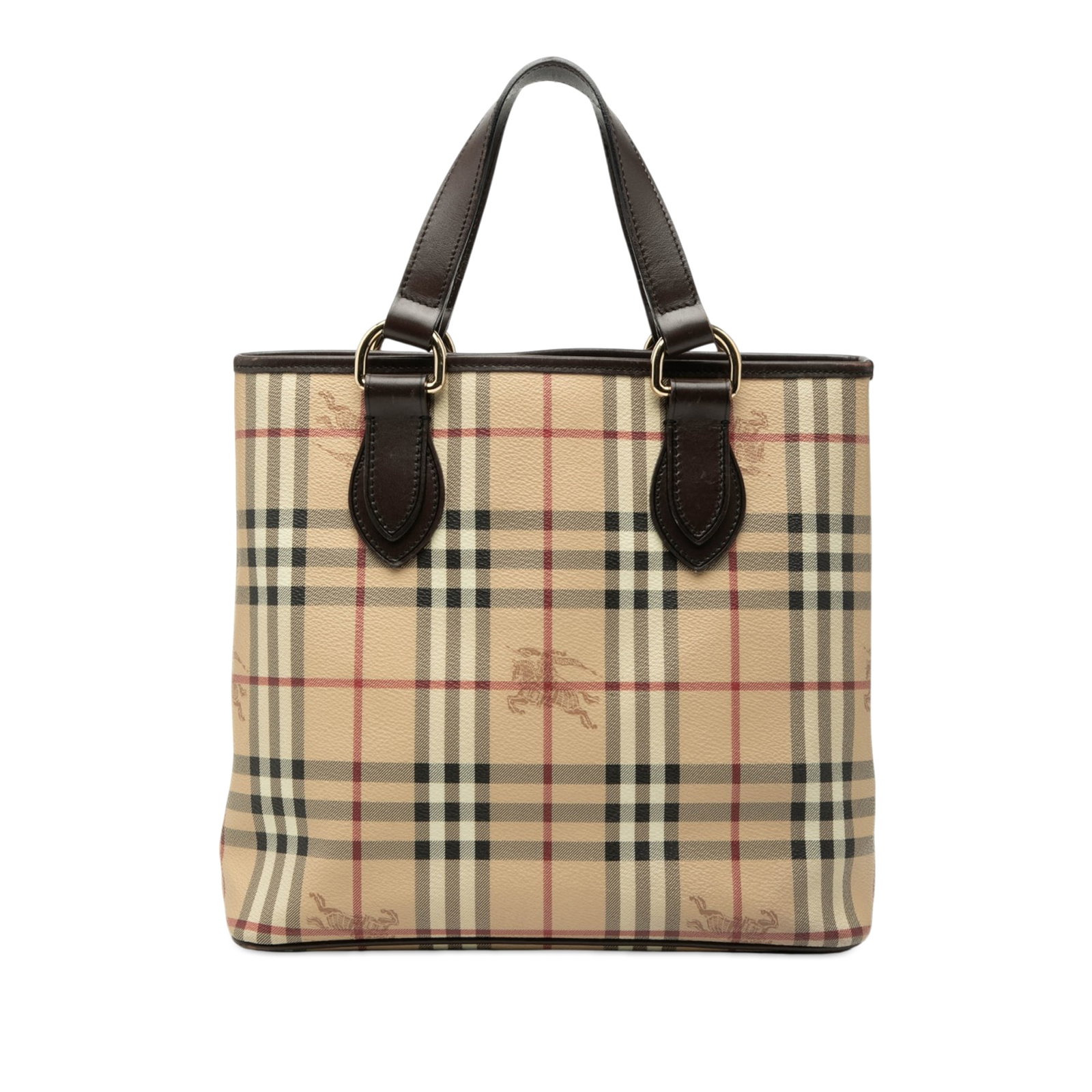 Burberry Haymarket coated canvas tote bag (1 of 8)