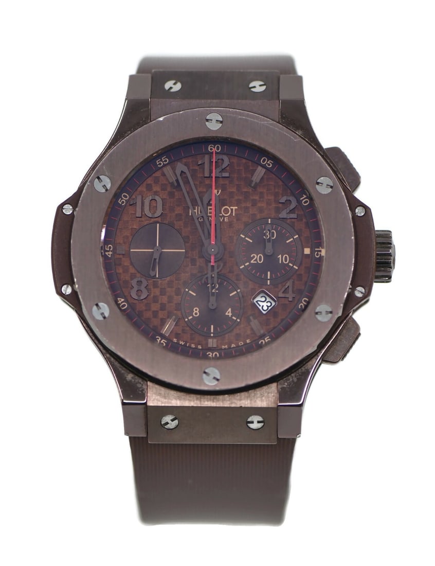Hublot Big Bang Chocolate 44mm Stainless Steel Automatic Watch (1 of 5)