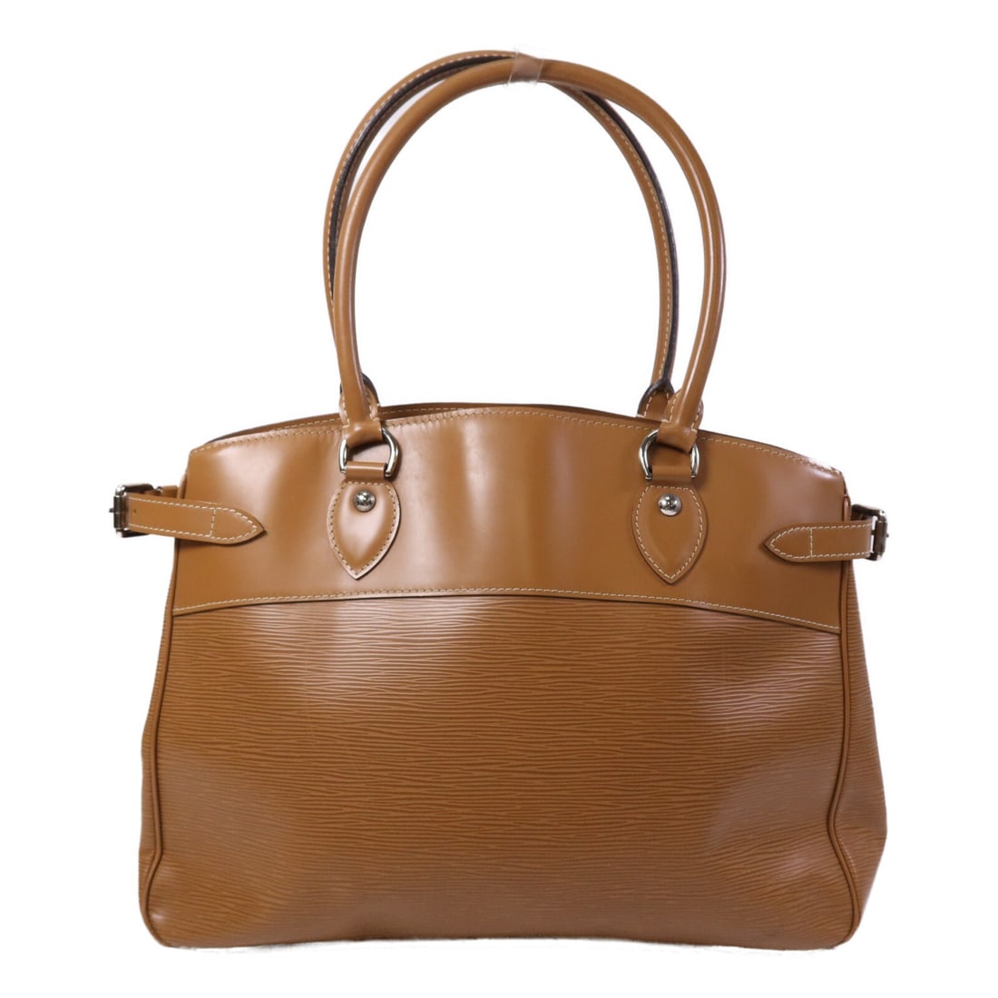 Louis Vuitton Passy GM M59251 Epi Calfskin Brown Handbag: Louis Vuitton Passy GM M59251 Epi Calfskin Brown Handbag Louis Vuitton Passy GM handbag, model M59251, in brown Epi and calfskin (cowhide). It features a regular size with a handle drop of 54 cm and i